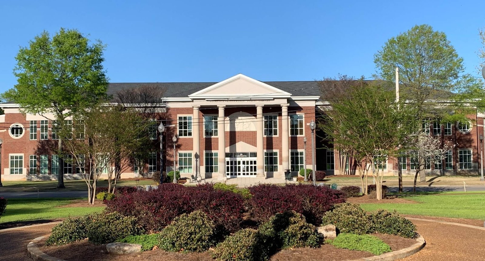 Photo of Florence-Lauderdale Public Library in the Spring