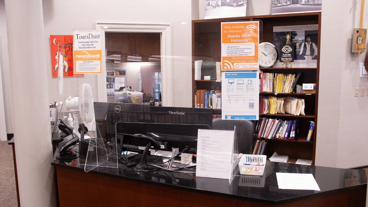 reference desk at FLPL